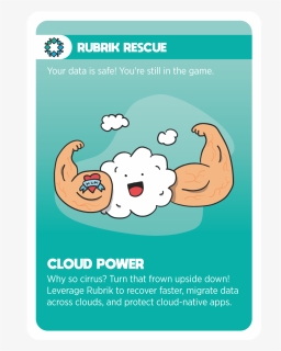 Rubrikrescue Cloud-power 1 - Cartoon, HD Png Download, Free Download
