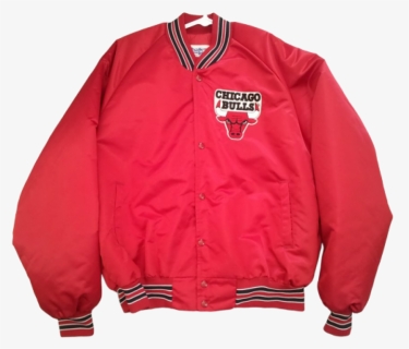 Vintage 80"s Chalk Line Chicago Bulls Satin Jacket - Sweatshirt, HD Png Download, Free Download