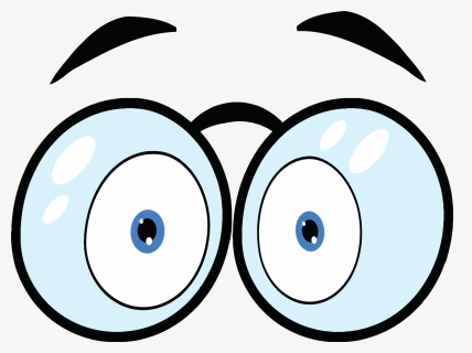 Eyeball Clipart Left Eye - Eyes With Glasses Clipart, HD Png Download, Free Download