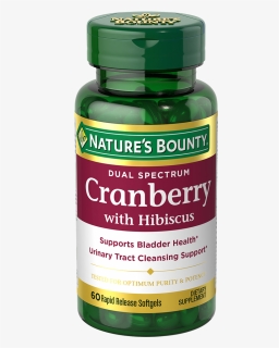 Nature"s Bounty Dual Spectrum Cranberry With Hibiscus - Natural Foods, HD Png Download, Free Download