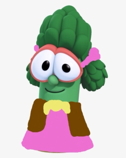 Ermie Asparagus As Nita - Female Veggie Tales Characters, HD Png Download, Free Download