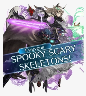 Transparent Spooky Scary Skeletons Png - Fe Heroes Lif Thrasir, Png Download, Free Download