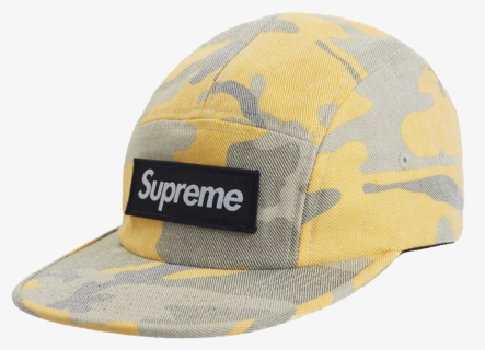 Supreme Washed Out Camo Camp Cap Yellow Camo"  Data - Supreme Washed Out Camo Camp Cap Yellow Camo, HD Png Download, Free Download