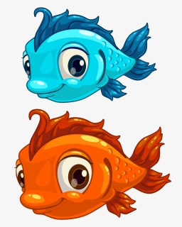 Transparent Gold Fish Png - Animated Pictures Of Fishes, Png Download, Free Download