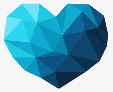 Heart Polygon Png , Png Download - Polygon Heart Png, Transparent Png, Free Download