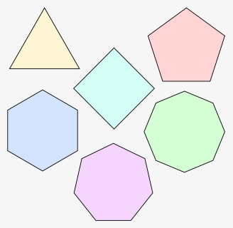 Square Clipart Polygon - Polygone, HD Png Download, Free Download