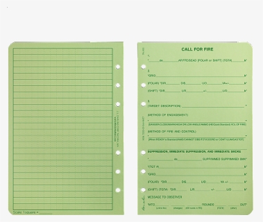 All Weather Loose Leaf Call For Fire Green - Handwriting, HD Png Download, Free Download
