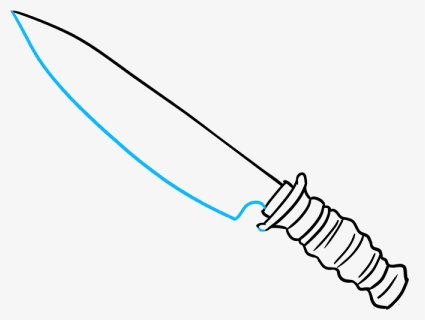 How To Draw Knife - Sword, HD Png Download, Free Download