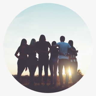 Layer 0 - Group Of People Hugging, HD Png Download, Free Download