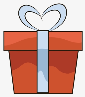 Red Gift Box Clipart, HD Png Download, Free Download
