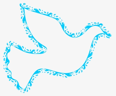 Aqua Peace Dove - Pomba De Agua Png, Transparent Png, Free Download