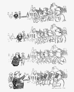 Punch"s History Of The Great War P245 - Sketch, HD Png Download, Free Download