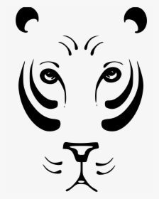 Lion Tiger Black Panther Drawing Clip Art - Gambar Abstrak Kartun Hitam Putih, HD Png Download, Free Download