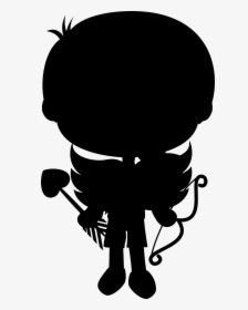 Clip Art Illustration Cartoon Silhouette Character - Illustration, HD Png Download, Free Download