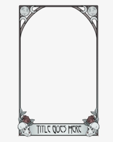 Border Tarot Card Template, HD Png Download, Free Download