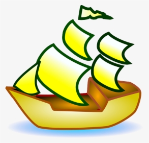 How To Set Use Sailing Ship Svg Vector - Animated Pic Of Ship, HD Png Download, Free Download