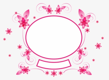 #frame #title #pink #complet - Circle, HD Png Download, Free Download