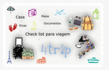 Clip Art Checklist Viagem, HD Png Download, Free Download