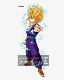 Transparent Rayos Electricos Png - Dragon Ball Character Gohan, Png Download, Free Download