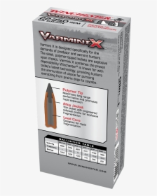 X22250p Box Image - Winchester Varmint X 22 250 Ballistics, HD Png Download, Free Download