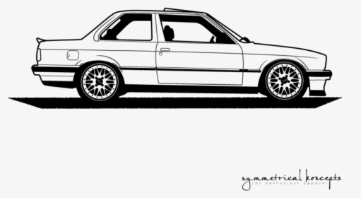 Transparent Car Silhouette Png - Clipart Bmw, Png Download, Free Download