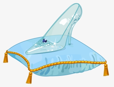 Slipper Cinderella Shoe Clip Art - Cinderella Glass Slipper Clipart, HD Png Download, Free Download