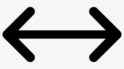 Horizontal Distance - Arrow Left And Right, HD Png Download, Free Download