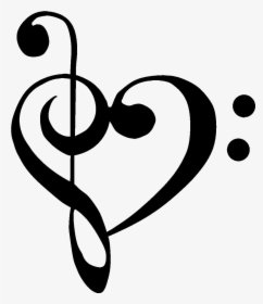 Heart Shape Music Note, HD Png Download, Free Download