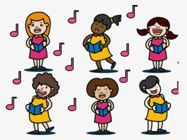 Transparent Notas Musicales Vector Png - Speech Choir Clip Art, Png Download, Free Download