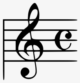 Treble Clef Common Time, HD Png Download, Free Download