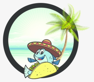 Transparent Taco Clip Art - Cartoon Fish Taco, HD Png Download, Free Download