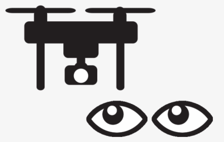 Drone Icon Design Visable See Watch Eye Contact Distance - Drone Video Icon Png, Transparent Png, Free Download