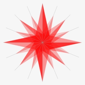 Red Transparent Compass Rose, HD Png Download, Free Download