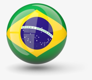 Brazil Round Flag Png, Transparent Png, Free Download