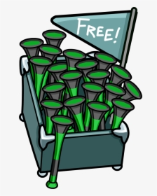 Penguin Cup Dock Space Squids Vuvuzela Stand - Portable Network Graphics, HD Png Download, Free Download