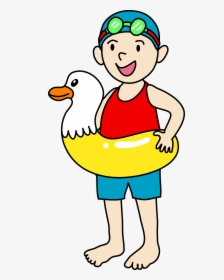 Pool People Png - Going To Swim Clipart, Transparent Png, Free Download