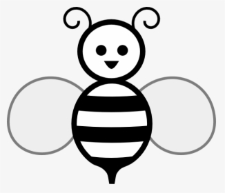 Spelling Png Black And White - Bumble Bee Clipart Black And White, Transparent Png, Free Download