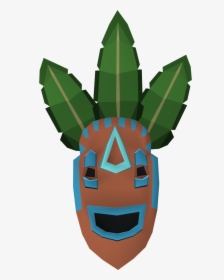 Transparent African Mask Png - Witch Doctor Mask Runescape, Png Download, Free Download