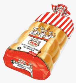 24 Bread Rolls Pom® - Petit Pain Pom, HD Png Download, Free Download