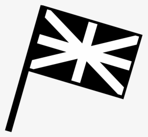 Drapeau-gb Clip Arts - British Flag Clipart Black And White, HD Png Download, Free Download