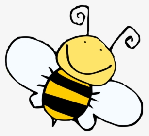 Drawn Bee Honey Clipart - Bee Clipart Free, HD Png Download, Free Download