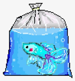 Transparent Pixel Art Fish, HD Png Download, Free Download