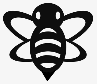 Bee Silhouette Png - Bumble Bee Clip Art, Transparent Png, Free Download