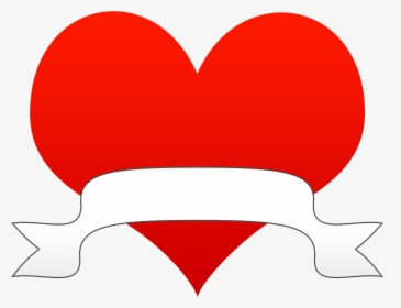 Hearts Clipart Heart Banner - Heart, HD Png Download, Free Download