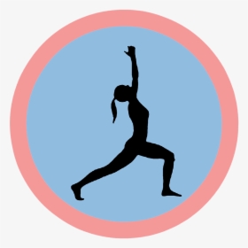 Black, Icon, Sport, Asian, Silhouette, Pose, People - Warrior Pose Yoga Silhouette, HD Png Download, Free Download