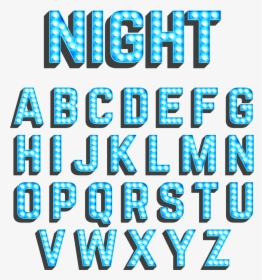 Blue Lighting Luminous Neon Wordart Download Hd Png - Letras De Neon Png, Transparent Png, Free Download