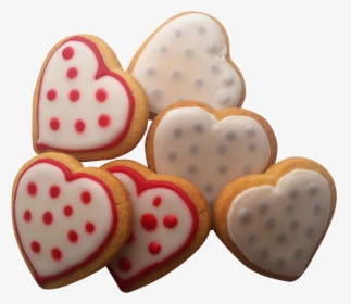 Heart Shaped Brown Cookies Png Image - Heart Cookies Png, Transparent Png, Free Download