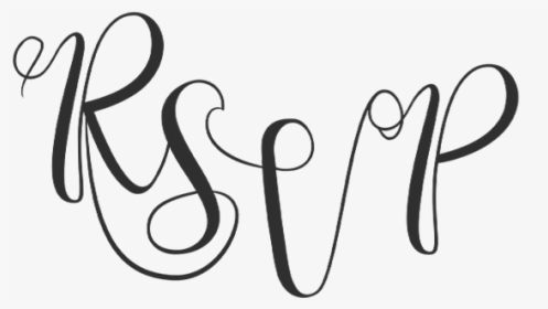 Rsvp Word Art In Transparent Png Gile - Rsvp Word Art, Png Download, Free Download