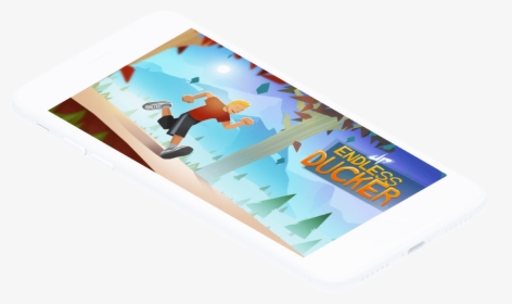 Dude Perfect Endless Ducker Mobile Game - Snowboarding, HD Png Download, Free Download