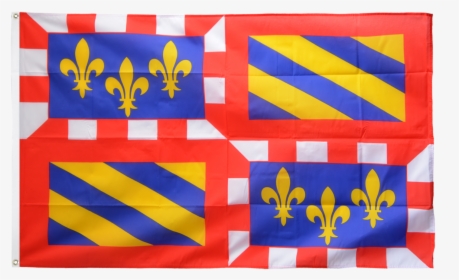 Drapeau France Bourgogne - Early Middle Ages Flag, HD Png Download, Free Download